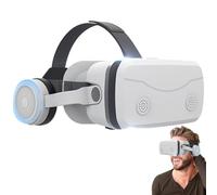 Cuffie per dispositivi mobili - Casco per realtà virtuale 3D con cinturino regolabile e visione panoramica, esperienza immersiva di cinema e gioco privato, compatibile con smartphone e iOS