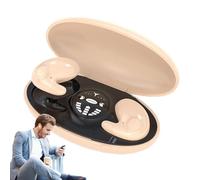 Cuffie per dormire con microfono - Auricolari intrauricolari invisibili | Impermeabile IPX5, controlli sensibili al tocco, ideale per dormire, correre, palestra, viaggi e uso quotidiano