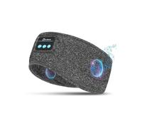 Cuffie per dormire, fascia Bluetooth, fascia Bluetooth con cancellazione del rumore, per sport, viaggi e chi dorme su un fianco (grigio)