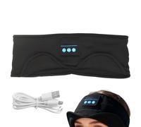 Cuffie per dormire, senza fili, ultra sottile, maschera per gli occhi resistente al sudore, con cuffie wireless, per mamme, uomini, per chi dorme sul fianco, per allenamento, corsa, viaggi, yoga