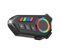 Cuffie per Moto Cancellazione del Rumore Assistente Vocale Luce Colorata | Interfono da Casco Ideale Per Uomo Donna Outdoor Sci Guida ATV E Motoslitta