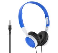Cuffie per Over-Ear-Collegamento Cablato Da 3,5 Mm, Cuscinetti in Memoria Morbida, Design Della Fascia Regolabile, Cuffia Audio Leggera | Accessorio Di Gioco Portatile per Computer Tablet Laptop Smart