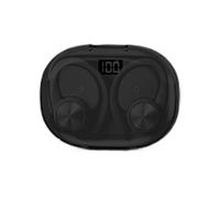 Cuffie per traduzione AI - Cuffie per traduttore di linguaggi in reale wireless | Dispositivo bilingue intelligente con 40 lingue più, regalo per il capodanno cinese, la San Val, nero