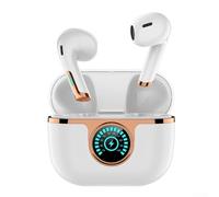 Cuffie per traduzione AI, interprete in tempo reale in 144 lingue, auricolari wireless per viaggi d'affari, custodia di ricarica portatile (bianco)