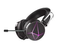 Cuffie pieghevoli LED RGB riduzione del rumore cuffie stereo da gioco microfono per PC CSGO Cuffie Over-ear con microfono Overhead Rgb Auricolari per PC