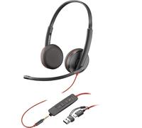 Cuffie Poly con cavo USB Type-C e da 3,5 mm e microfono SoundGuard Digital Boom