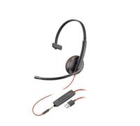 Cuffie professionali HP Blackwire C3215 USB-A con audio nitido e comfort elevato