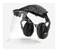 Cuffie protettive HUSQVARNA con visiera in Perspex e copertura superiore