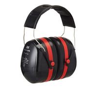 Cuffia protettiva Peltor Optime III - SNR 35 dB - nerorosso - 3M