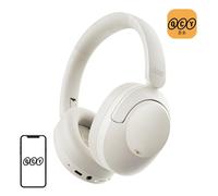 Cuffie QCY H4 wireless Bluetooth con cancellazione attiva del rumore, microfono e 70h autonomia, bianche