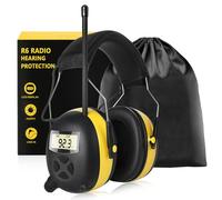 Cuffie radio AM/FM con display digitale, 30 dB AM FM Protezione dell'udito di sicurezza paraorecchie
