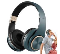 Cuffie ricaricabili con microfono, Cuffie wireless ricaricabili - Auricolare stereo wireless ricaricabile - auricolari per giocare, vita quotidiana, ascoltare musica