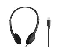Cuffie Sandberg 825-32 con cavo USB-C per ufficio, microfono integrato, nero