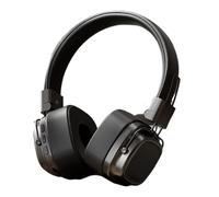 Cuffie senza fili e cuffie senza fili sull'orecchio,Cuffie montate sulla testa | Capo di viaggio retrò per ascoltare la musica, auricolare basso pesante portatile