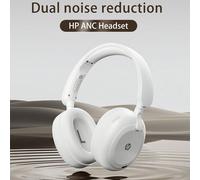 Cuffie senza fili HP On-Ear, riduzione del rumore ANC, cuffie sportive per chiamate, bassi potenti, senza cavo audio, capacità batteria 500mAh, articolo di moda per studentesse Tagli UnicaPC