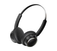 Cuffie Senza Fili Per Musica | Cuffie Wireless Con Cancellazione Attiva del Rumore - Design Retro in Metallo Comode Per Corsa Palestra Video e Lavoro