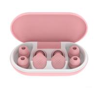 Cuffie Silenziose per Dormire e Studiare Focus(Pink) | Silicone flessibile, morbido sulla , riutilizzabile, lavabile, nessun disagio prolungato