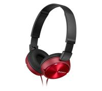 Cuffie Sony MDR-ZX310AP con cavo rosse per chiamate e musica