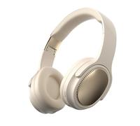 Cuffie sopra le orecchie: cuffie wireless pieghevoli, cuscini amichevoli della pelle | Comfort di cancellazione del rumore Regolazione 'uscita audio Clear, rineteisolation alla testa di anulac