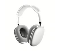 Cuffie sovraurali RB-300HB a lunga durata con Bluetooth 5.4 per una connessione stabile, un suono coinvolgente, morbidi paraorecchie che durano a lungo, design pieghevole e colore argento sabbia bianc