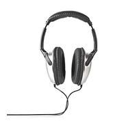 Nedis Cuffie sovrauricolari cablate cavo 2,70 m con controllo volume e jack 3,5 mm Argento/Nero