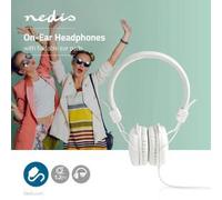 CUFFIE SOVRAURICOLARI NEDIS HPWD1100WT JACK 3.5 mm - CON FILO LUNGHEZZA CAVO: 1.20 M