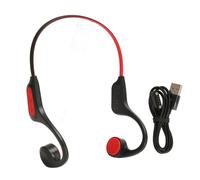 Cuffie sportive aperte con microfono, Bluetooth 5.3, auricolari wireless a conduzione ossea, resistenti al sudore e all'acqua, con batteria fino a 8