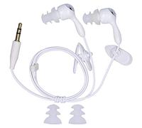 Cuffie Sportive Impermeabili per Nuoto e attività Subacquee, Stile In-ear, Auricolari Antirumore per Lettori MP3 (Bianco)