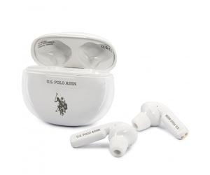 Cuffie stereo Bluetooth Cool Dual Pod con licenza Polo Ralph Lauren Bianco