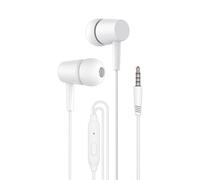 Cuffie stereo Cool Bear da 3,5 mm con microfono bianco