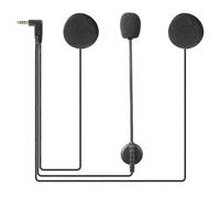 Cuffie stereo dedicate per casco da moto con microfono, design professionale, cuffie di ricambio