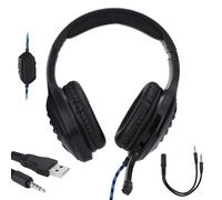 Cuffie stereo di alta qualità in materiale ABS, compatibili con diverse piattaforme, con suono surround e microfono nascosto per un'esperienza di