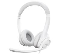 Cuffie Stereo On-Ear USB Con Microfono, Bianco Sporco - 981-001286