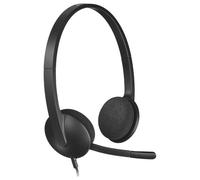 Cuffie Stereo On-Ear USB Con Microfono, Nere - 981-000475
