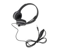 Cuffie Stereo per Bambini con Porta di Condivisione, Design Pieghevole e Comode Cuffie Antirumore, per Bambini On-ear da Viaggio, con Filo per, Nere