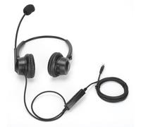 Cuffie stereo USB con cancellazione avanzata del rumore ambientale, perfette per una vestibilità universale e un comfort che dura tutto il giorno.