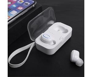 Cuffie stereo wireless Bluetooth 5.0 EQWLJWE Twins con microfono, auricolari in-ear compatibili con Samsung S10. Offerta speciale per le festivitÃ .