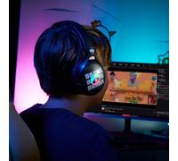 Subsonic - Casco da gaming senza Brawl Stars con LED e microfono rimovibile. Casque gamer con licenza ufficiale, console compatibili, PC, tablet e smartphone - Nero
