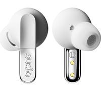 Sudio N3Pro Snow White - le cuffie a cancellazione del rumore per il giorno e la notte. Cancellazione attiva del rumore (35 dB), autonomia di riproduzione di 5,5 ore, impermeabili, Bluetooth 5.4