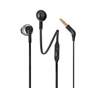 JBL T205 Black - Cuffie Auricolari con Comando Microfono