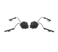 Cuffie tattiche compatibili, adattatore ARC Rail con comfort e compatibilità migliorati, adattatore da archetto a casco con design girevole a 360