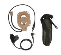 Cuffie tattiche compatte e leggere con indicatore di stato a LED, cancellazione del rumore, copertura uniforme, facile installazione e bassa