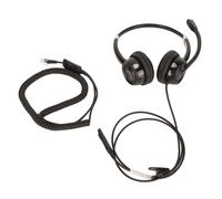 Cuffie telefoniche cablate ultra resistenti con tecnologia audio a banda larga, microfono con cancellazione del rumore e protezione dell'udito,
