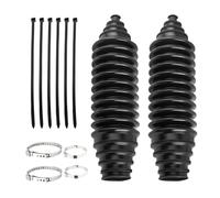 Cuffie tiranti, kit soffietti pignoni cremagliera | Soffietti a cremagliera e pignoni in silicone impermeabili a soffietto | per auto Soffietti per scatola sterzo resistenti alle intemperie