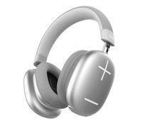 Cuffie TnB Bounce Max wireless Bluetooth, sovraurali, comode grigio metallizzato