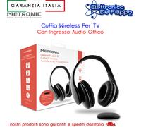 Cuffie TV Senza Fili Con Ingresso Audio Digitale