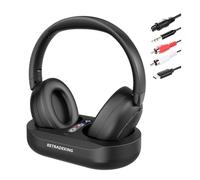 Cuffie TV Senza Fili Over-Ear, Dock di Ricarica Trasmettitore, Bluetooth da 50 Ore, Compatibili con Tutte le TV