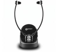 Cuffie TV Senza Fili Stetoscopiche Amplificate 125dB con Microfono Ambientale