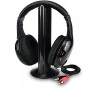 Cuffie TV wireless MarinaVida con trasmettitore RF digitale, auricolari senza fili circumaurali, per guardare la TV di casa, giocare al computer e