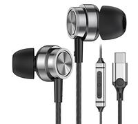 Cuffie Type C per Samsung Galaxy S24 S23 Ultra S21 S20 FE A55 A54 A35 A34 5G, Auricolari Tipo C per iPhone 15 Plus Pro Max, In-Ear Auricolari USB C per Pixel 8/7/6, Tablet, Laptop and etc.
